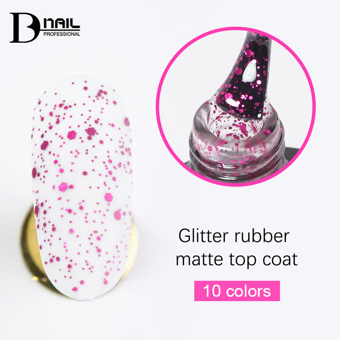 ICE BD | Glitter Rubber Matte Top Coat