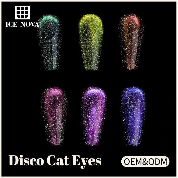 HIELO NOVA | Esmalte en gel para ojos de gato Disco