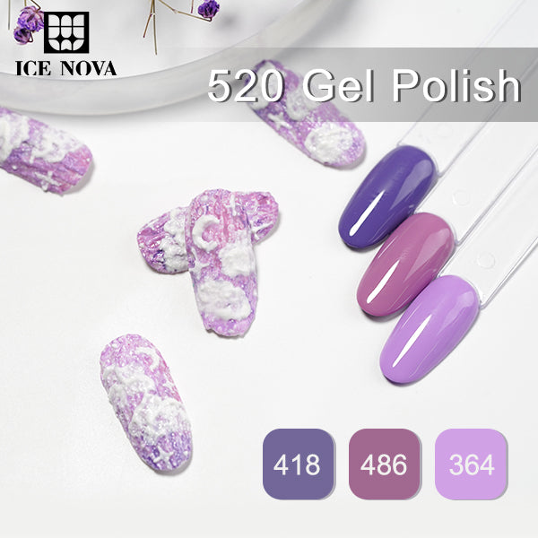 HIELO NOVA | Esmalte de uñas en gel de 520 colores